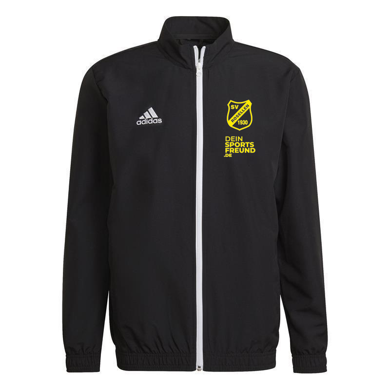 SV Rosellen x adidas Entrada 22 Präsentationsjacke Herren - schwarz