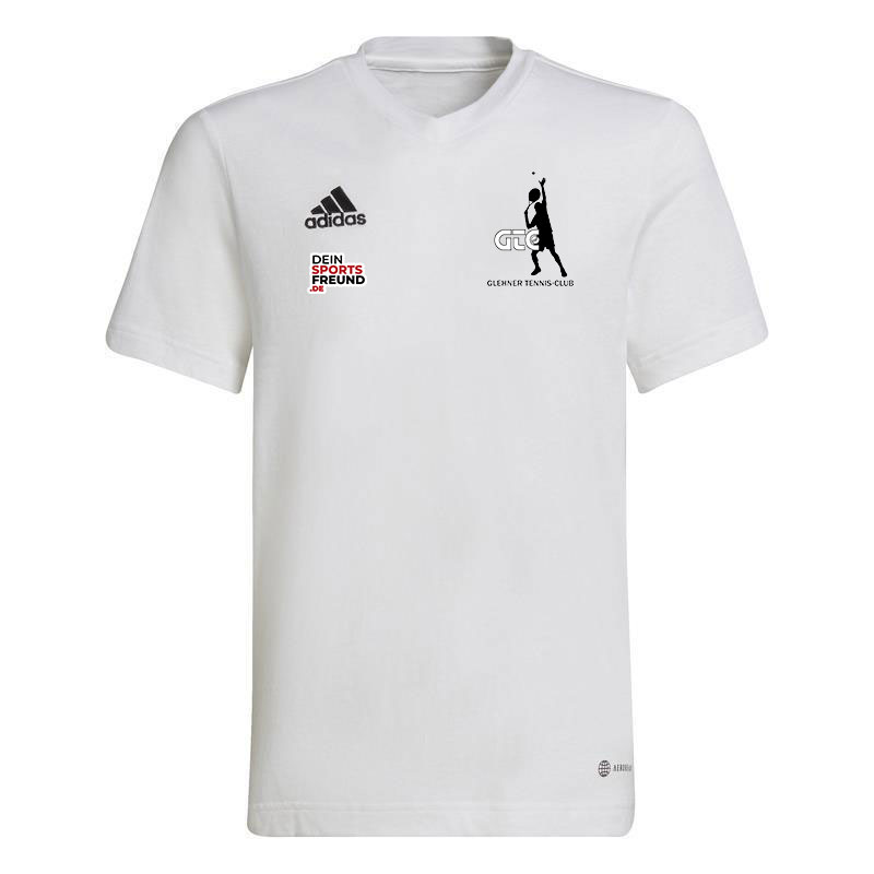 Glehner Tennis Club x adidas Entrada 22 T-Shirt Kinder - weiß