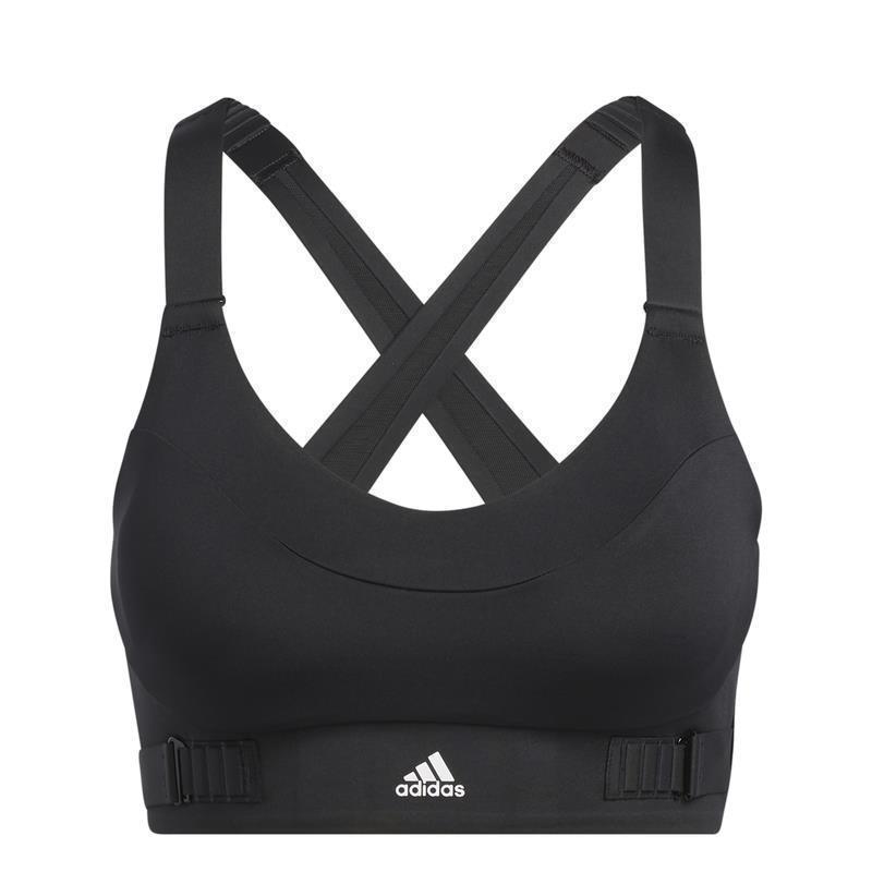 adidas FastImpact Luxe Run High Support Sport BH Damen - schwarz