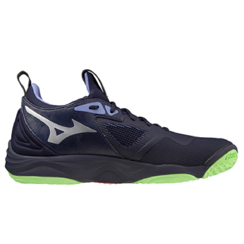 Mizuno Wave Momentum 3 Volleyballschuhe - blau/grün/lila