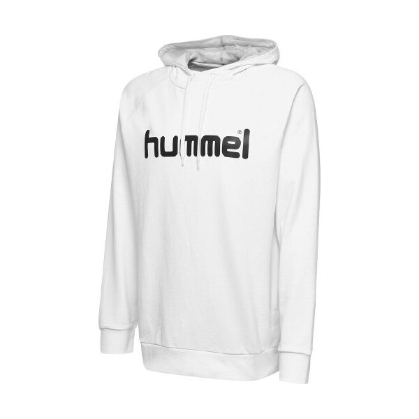 hummel GO Cotton Hoodie Herren - weiß/schwarz