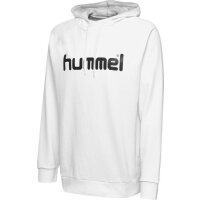 hummel GO Cotton Hoodie Herren - weiß/schwarz