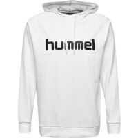 hummel GO Cotton Hoodie Herren - weiß/schwarz