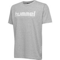 hummel GO Cotton T-Shirt Herren - grau