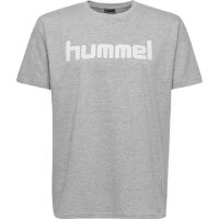 hummel GO Cotton T-Shirt Herren - grau