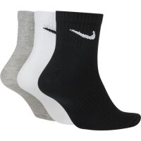 Nike Everyday Lightweight Ankle Trainingssocken 3er Pack - schwarz/grau/wei&szlig;