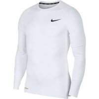 Nike Pro Longsleeve Herren - weiß