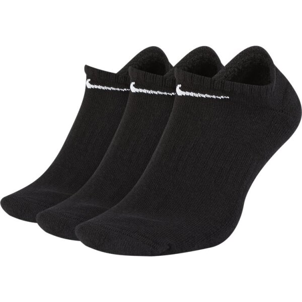 Nike Everyday Cushion No Show Socken (3 Paar) - schwarz