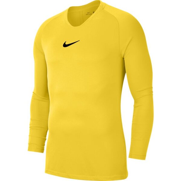 Nike Park Funktionsshirt Langarm Herren - gelb