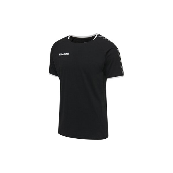 hummel Authentic Poly T-Shirt Herren - schwarz