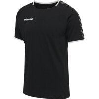 hummel Authentic Poly T-Shirt Herren - schwarz