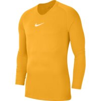 Nike Park Funktionsshirt Langarm Kinder - gelb/weiß