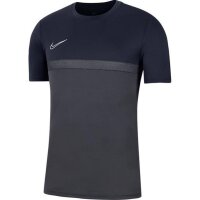 Nike Academy Pro T-Shirt Herren - grau/dunkelblau