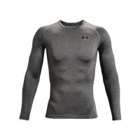 Under Armour HeatGear Compression Langarm Shirt Herren - grau