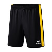 Erima Retro Star Shorts Kinder - schwarz/gelb