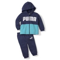 Puma Minicat Colorblock Jogginganzug Baby - navy