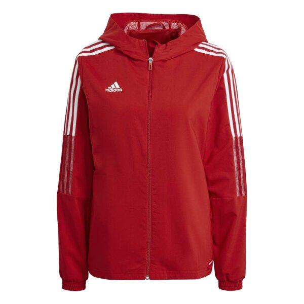 adidas Tiro 21 Windbreaker Jacke Damen - rot