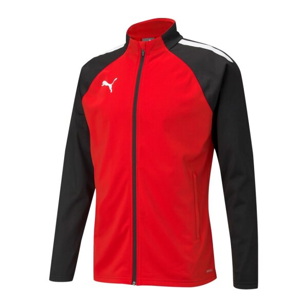 Puma teamLIGA Trainingsjacke Kinder - rot/schwarz/weiß