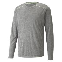 Puma Run Langarm Shirt Herren - grau