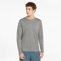 Puma Run Langarm Shirt Herren - grau