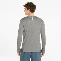 Puma Run Langarm Shirt Herren - grau