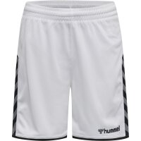 hummel Authentic Poly Shorts Kinder - wei&szlig;