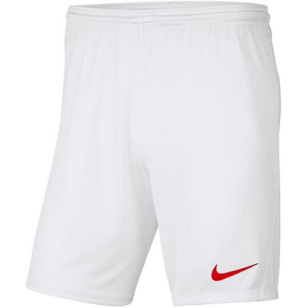 Nike Park III Short Kinder - weiß/rot