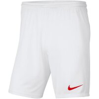 Nike Park III Short Kinder - wei&szlig;/rot