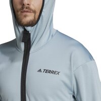 adidas Terrex Tech Lite Full-Zip Hoodie Herren - blau