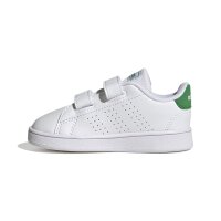 adidas Advantage Lifestyle Court Two Hook-and-Loop Sneaker Baby - wei&szlig;/gr&uuml;n