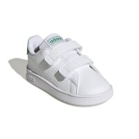 adidas Advantage Lifestyle Court Two Hook-and-Loop Sneaker Baby - wei&szlig;/gr&uuml;n