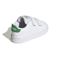 adidas Advantage Lifestyle Court Two Hook-and-Loop Sneaker Baby - wei&szlig;/gr&uuml;n