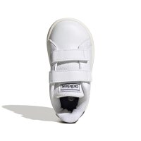 adidas Advantage Lifestyle Court Two Hook-and-Loop Sneaker Kinder - wei&szlig;