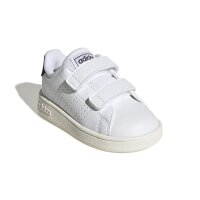 adidas Advantage Lifestyle Court Two Hook-and-Loop Sneaker Kinder - wei&szlig;