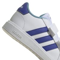 adidas Grand Court Lifestyle Hook and Loop Sneaker Baby - wei&szlig;/blau