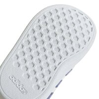 adidas Grand Court Lifestyle Hook and Loop Sneaker Baby - wei&szlig;/blau