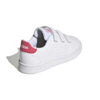 adidas Advantage Court Lifestyle Hook-and-Loop Schuhe Kinder - wei&szlig;