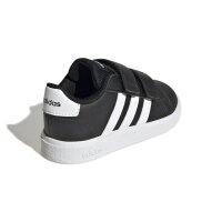 adidas Grand Court Lifestyle Hook and Loop Schuhe Baby - schwarz/wei&szlig;