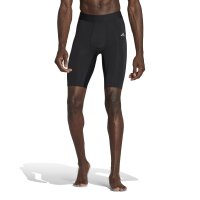 adidas Techfit Tight Funktionsshorts Herren - schwarz