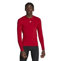 adidas Techfit Funktionsshirt Langarm Shirt Herren - rot