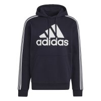 adidas Essentials 3-Streifen Logo Hoodie Herren - navy