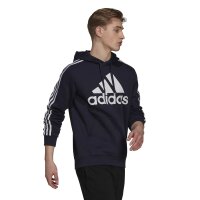 adidas Essentials 3-Streifen Logo Hoodie Herren - navy