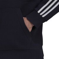 adidas Essentials 3-Streifen Logo Hoodie Herren - navy