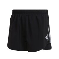 adidas Fast Reflective Split Laufshorts Herren - schwarz