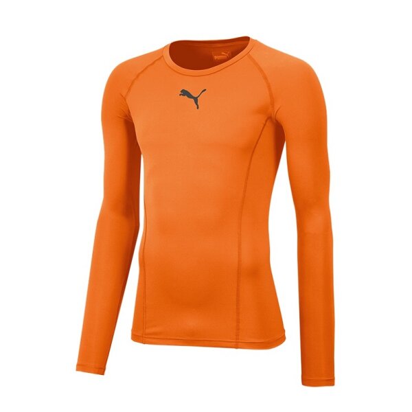 Puma Liga Baselayer Langarm Shirt Herren - orange