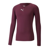 Puma Liga Baselayer Langarm Shirt Herren - dunkelrot