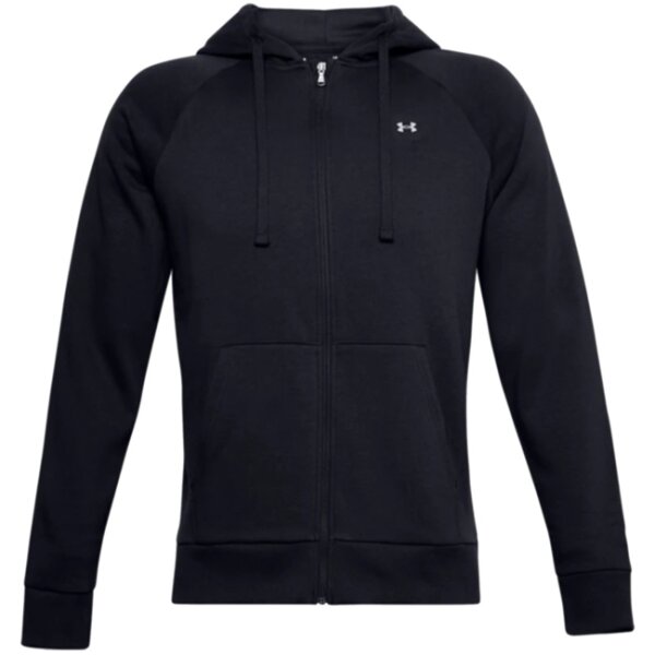 Under Armour Rival Fleece Full-Zip Hoodie Herren - schwarz