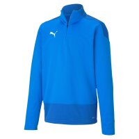 Puma teamGOAL 23 Half-Zip Trainingstop Kinder - blau