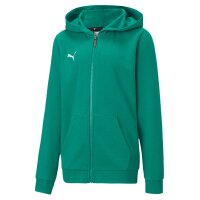 Puma teamGOAL 23 Casuals Full-Zip Hoodie Kinder - grün