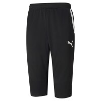 Puma teamLIGA 3/4 Trainingsshorts Herren - schwarz/wei&szlig;